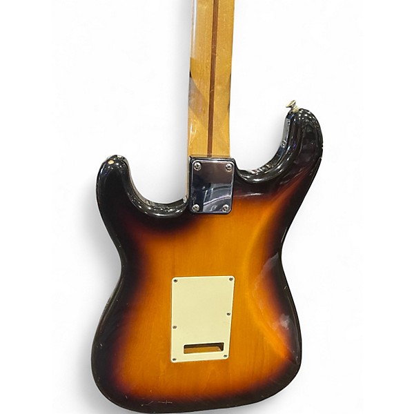Vintage 1980s Fender ST-562 W S1 Tremolo 3 Color Sunburst Solid Body Electric Guitar