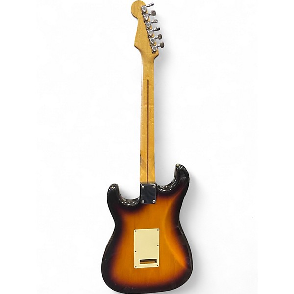 Vintage 1980s Fender ST-562 W S1 Tremolo 3 Color Sunburst Solid Body Electric Guitar