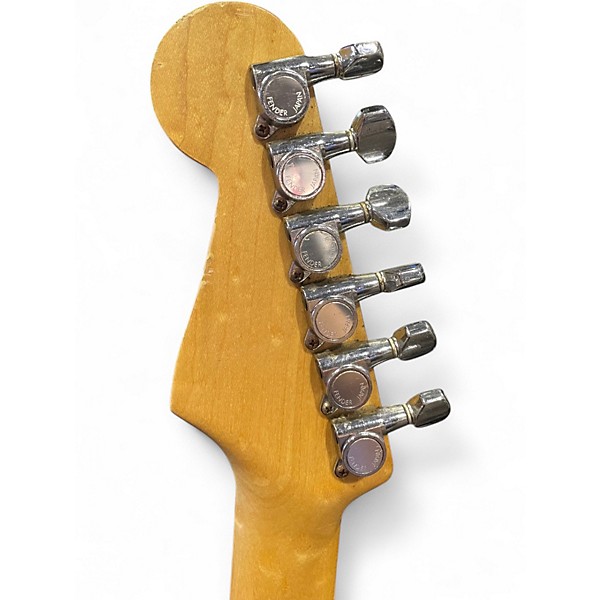 Vintage 1980s Fender ST-562 W S1 Tremolo 3 Color Sunburst Solid Body Electric Guitar