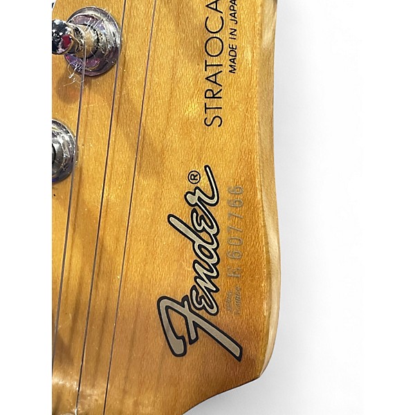 Vintage 1980s Fender ST-562 W S1 Tremolo 3 Color Sunburst Solid Body Electric Guitar