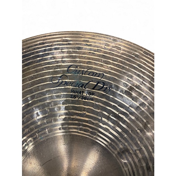 Used Zildjian 15in K CUSTOM SPECIAL DRY HIHATS Cymbal
