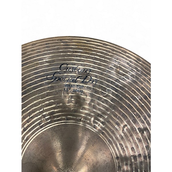 Used Zildjian 15in K CUSTOM SPECIAL DRY HIHATS Cymbal