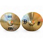 Used MEINL 14in HCS Hi Hat Pair Cymbal thumbnail