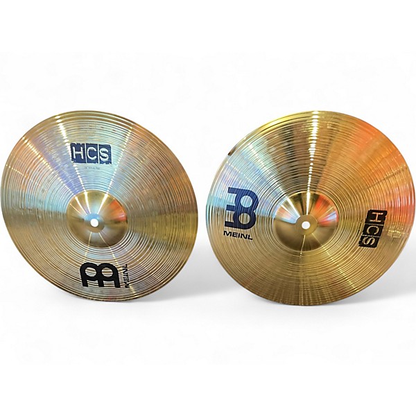Used MEINL 14in HCS Hi Hat Pair Cymbal