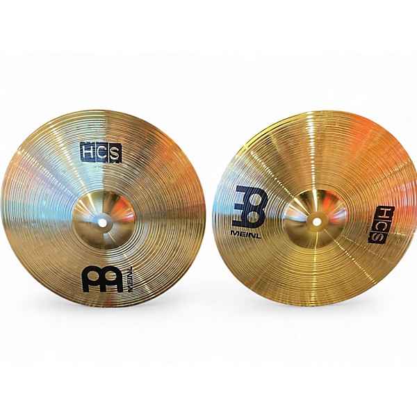Used MEINL 14in HCS Hi Hat Pair Cymbal