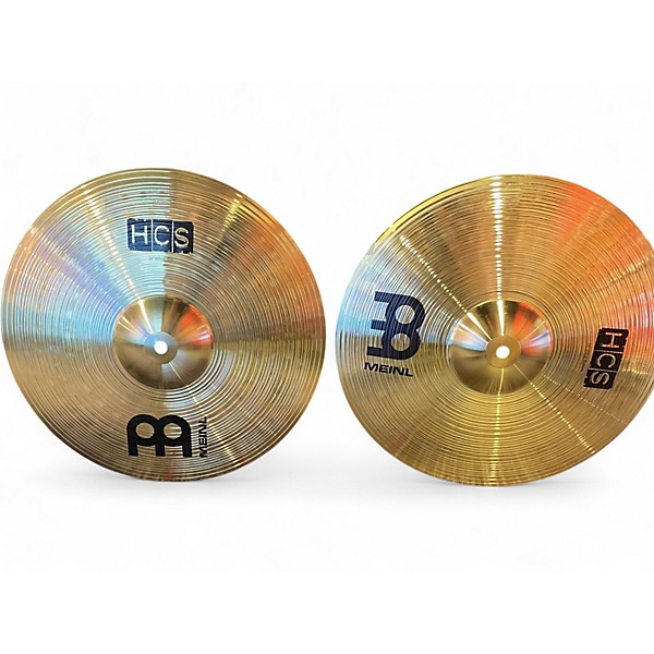 Used MEINL 14in HCS Hi Hat Pair Cymbal