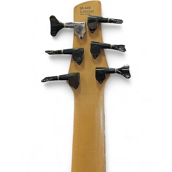 Used Ibanez SR406 natural Electric Bass Guitar