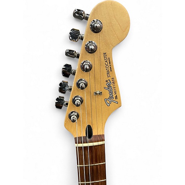 Used Fender Standard Stratocaster Satin Candy Apple Red Solid Body Electric Guitar