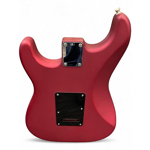 Used Fender Standard Stratocaster Satin Candy Apple Red Solid Body Electric Guitar