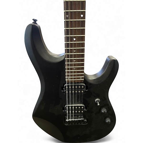 Used Sterling by Music Man JP60 Black Solid Body Electric Guitar