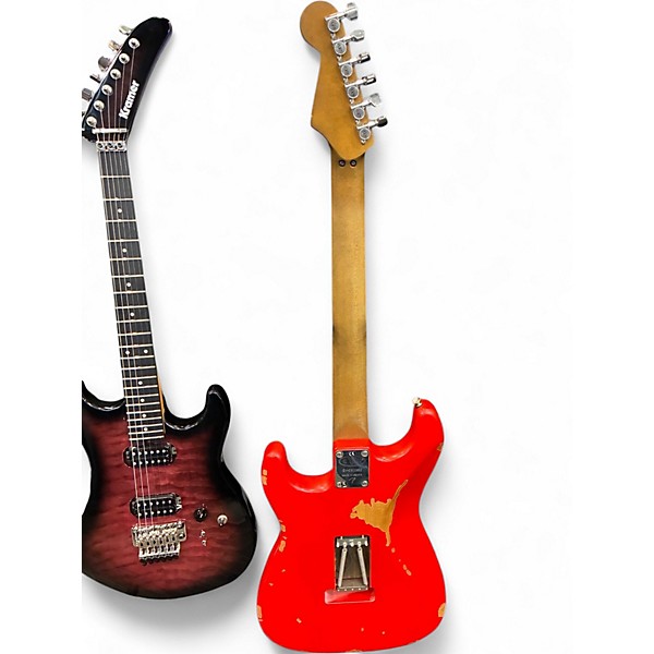 Used EVH relic series red Solid Body Electric Guitar