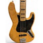 Used Fender Deluxe Active Jazz Bass Natural Electric Bass Guitar