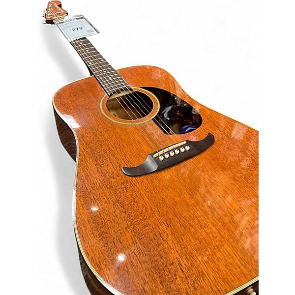 Used Fender NEWPORTER MH Mahogany Acoustic Guitar