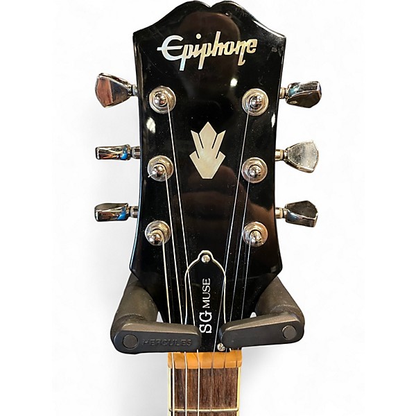 Used Epiphone SG Muse Blue Sapphire Solid Body Electric Guitar