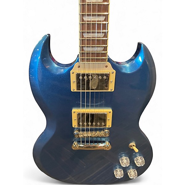 Used Epiphone SG Muse Blue Sapphire Solid Body Electric Guitar