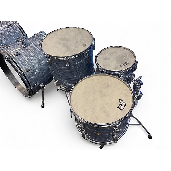 Used Ludwig 4 Piece Classic Maple Sky Blue Drum Kit