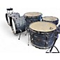 Used Ludwig 4 Piece Classic Maple Sky Blue Drum Kit