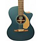 Used Fender Newporter Player TEAL Acoustic Electric Guitar