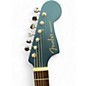 Used Fender Newporter Player TEAL Acoustic Electric Guitar