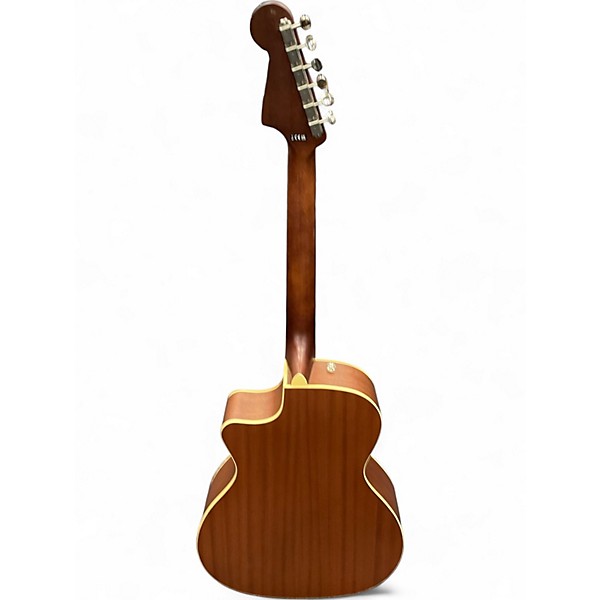 Used Fender Newporter Player TEAL Acoustic Electric Guitar