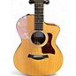 Used Taylor 214CE Plus Natural Acoustic Electric Guitar