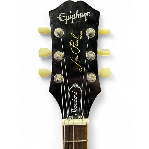 Used Epiphone Les Paul Standard Gold Top Solid Body Electric Guitar