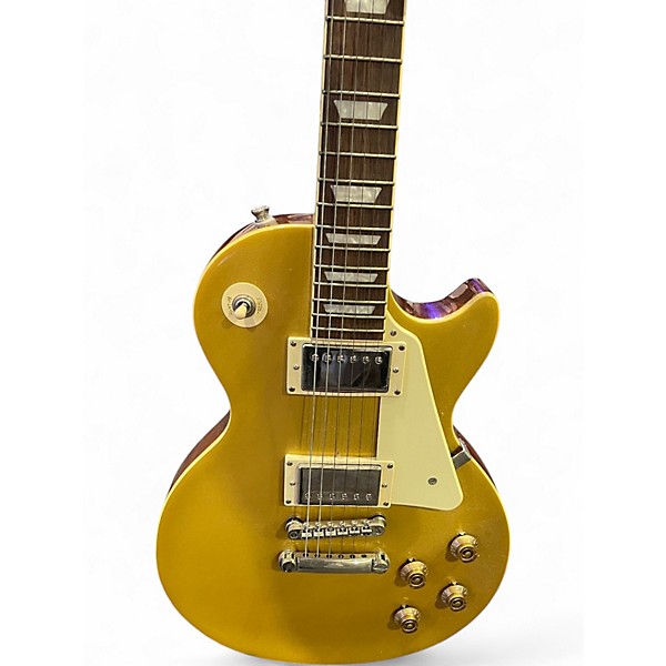 Used Epiphone Les Paul Standard Gold Top Solid Body Electric Guitar