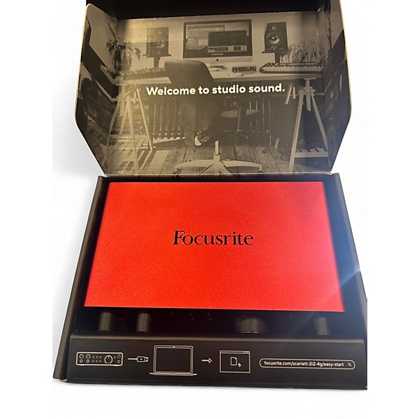 Used Focusrite Scarlett 2i2 Audio Interface