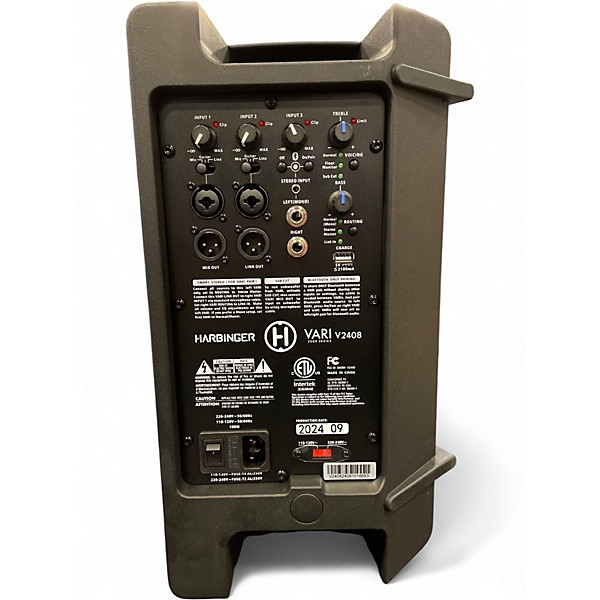 Used Harbinger V2408 Powered Speaker