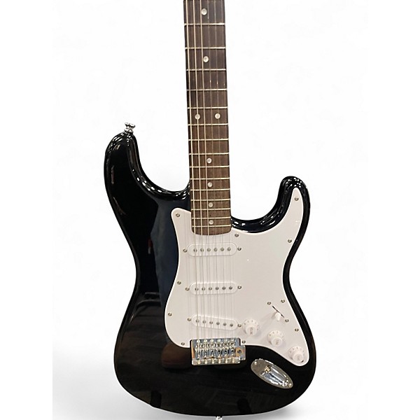 Used Fender Stratocaster  Black Solid Body Electric Guitar