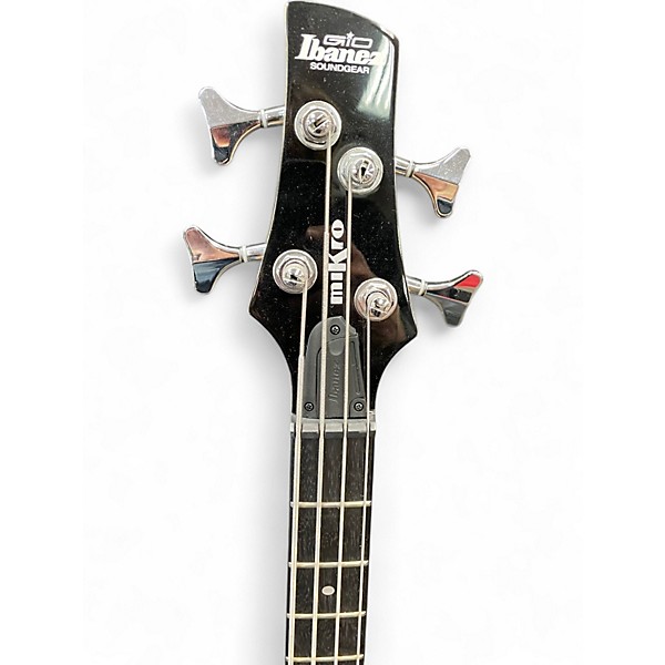 Used Ibanez GSRM20 Mikro Short Scale Black Electric Bass Guitar
