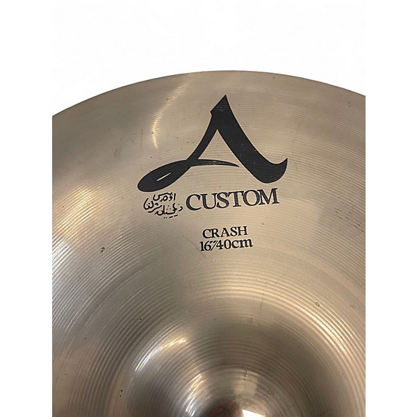 Used Zildjian 16in A Custom Crash Cymbal