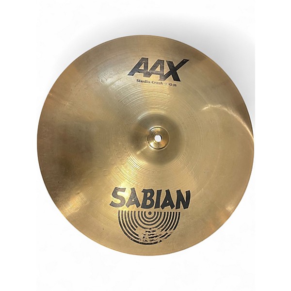 Used SABIAN 17in AAX Studio Crash Cymbal