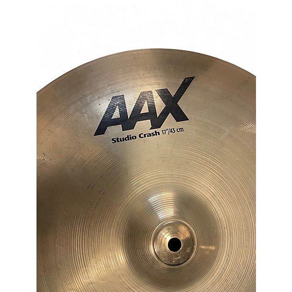 Used SABIAN 17in AAX Studio Crash Cymbal