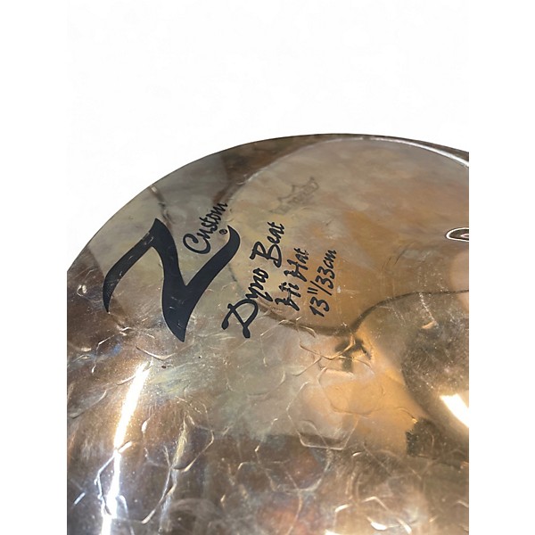 Used Zildjian 13in Z Custom Dyno Beat Hi Hat Cymbal