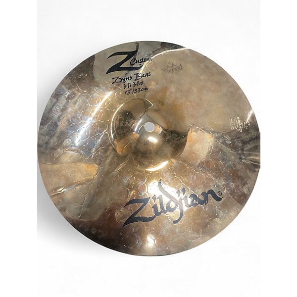 Used Zildjian 13in Z Custom Dyno Beat Hi Hat Cymbal