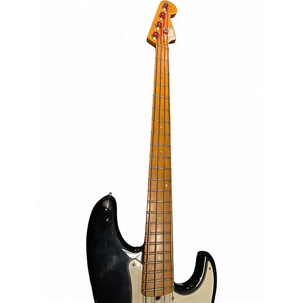 Used 1998 Fender American Deluxe Precision Bass Black Electric Bass Guitar