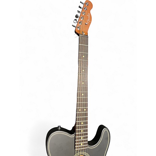 Used 2025 Fender Standard acoustasonic telecaster Black Acoustic Electric Guitar