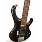 Used Ibanez BTB405QM Trans Black Electric Bass Guitar
