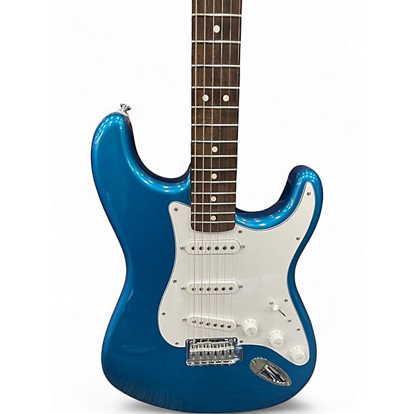 Used Fender Standard Stratocaster Blue Solid Body Electric Guitar