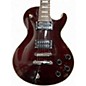 Used Dean Thoroughbred Deluxe Flame Top TRANSPARENT RED Solid Body Electric Guitar
