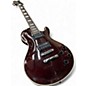 Used Dean Thoroughbred Deluxe Flame Top TRANSPARENT RED Solid Body Electric Guitar