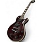 Used Dean Thoroughbred Deluxe Flame Top TRANSPARENT RED Solid Body Electric Guitar