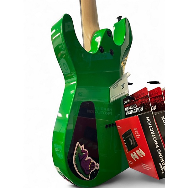 Used Jackson Dinky Minion Green Solid Body Electric Guitar
