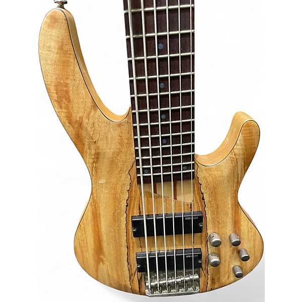 Used ESP LTD B206SM 6 String SALTED MAPLE Electric Bass Guitar