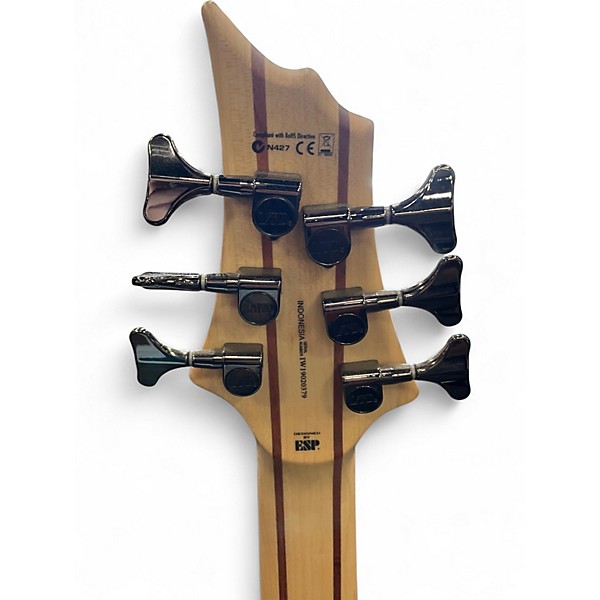 Used ESP LTD B206SM 6 String SALTED MAPLE Electric Bass Guitar