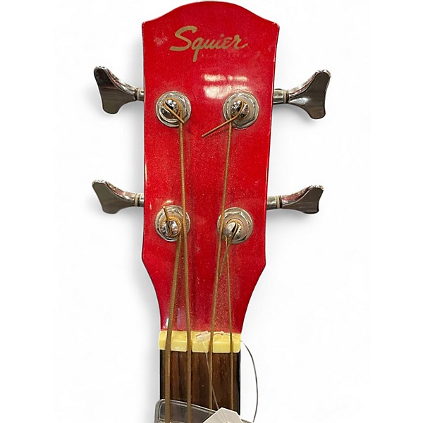Used Squier SB-31M CANDY APPLE RED Acoustic Bass Guitar