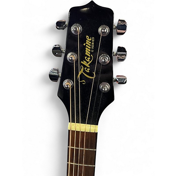 Used Takamine EG561C Black Acoustic Electric Guitar