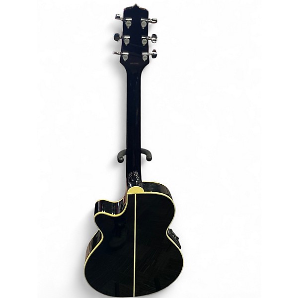 Used Takamine EG561C Black Acoustic Electric Guitar