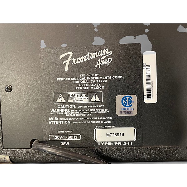 Used Fender Frontman PR241 Guitar Combo Amp